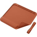 Losh Molded Silicone Mouse Pad with Cable Grooves 340 x 280 mm Terracotta - Product view